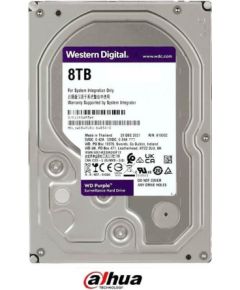 HDD WESTERN DIGITAL Purple 8TB SATA 128 MB 5640 rpm 3,5" WD84PURU