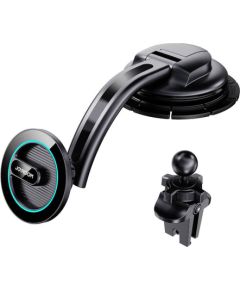 Joyroom JR-ZS366-W magnetic car cockpit/air vent holder (black)