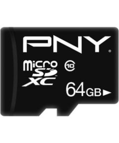 Pny Technologies PNY Performance Plus MicroSDXC 64 GB Class 10  (P-SDU64G10PPL-GE)