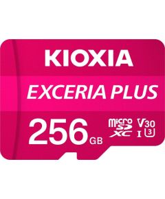 Kioxia Exceria Plus MicroSDXC 256 GB Class 10 UHS-I/U3 A1 V30 (LMPL1M256GG2)