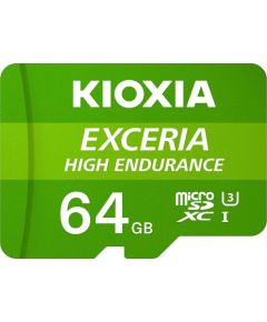 Kioxia Exceria High Endurance MicroSDXC 64 GB Class 10 UHS-I/U3 A1 V30 (LMHE1G064GG2)