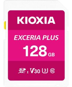 Kioxia Exceria Plus SDXC 128 GB Class 10 UHS-I/U3 V30 (LNPL1M128GG4)