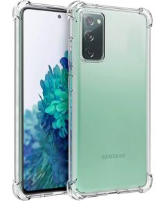 Fusion anti shock 0.5 mm silikona aizsargapvalks Samsung G780 Galaxy S20 FE caurspīdīgs