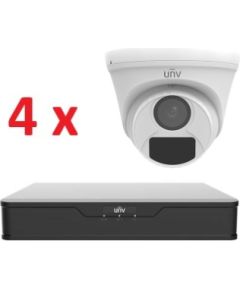 Uniview UNV 2MP AHD комплект видеонаблюдения (XVR + 4 купольные камеры)