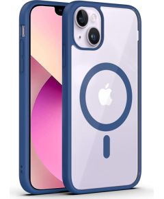 Fusion MagSafe Matt silikona aizsargapvalks Apple iPhone 14 Pro zils