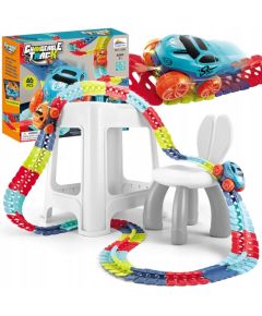 Elastīga Bērnu Auto Trase Track Changeable 192 Pcs