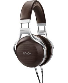 Denon AH-D5200 Headphones Wired Head-band Brown, Silver