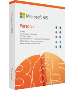 Microsoft 365 Personal 1 x license Subscription Polish 1 year(s)