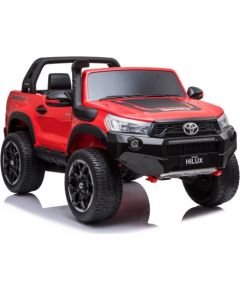 Lean Cars Toyota Hilux Red Painted Dvvietīgs elektromobilis bērniem