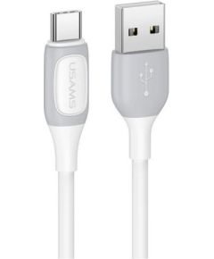 Usams US-SJ596 USB-C kabelis | 3A 1m balts