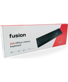 Fusion K05 tastatūra USB melna (ENG | RUS)