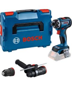 Urbjmašīna-skrūvgriezis Bosch GSR 18V-90 FC Professional; 18 V (bez akumulatora un lādētāja) + L-BOXX 136