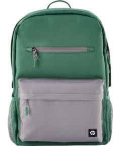 HP Campus 15.6 Backpack - 17 Liter Capacity - Green, Light Grey / 7K0E4AA