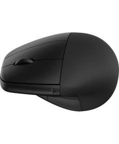 HP 925 Ergonomic Vertical Wireless Bluetooth Mouse - Detachable Wrist Rest, Multi-Surface Sensor - Black / 6H1A5AA#ABB