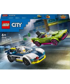 LEGO City Полицейская машина и погоня за мощной машиной (60415)