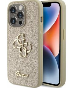 Guess Fixed Glitter Big 4G Case Защитный Чехол для Apple iPhone 15 Plus