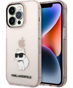Karl Lagerfeld KLHCP14LHNCHTCP Aizmugurējais Apvalks Priekš Apple iPhone 14 Pro