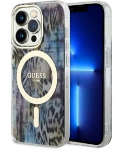 Guess GUHMP14XHLEOPWB Aizmugurējais Apvalks Priekš Apple iPhone 14 Pro Max