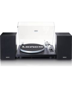 Vinyl record player with 2 external speakers Lenco LS500BK black