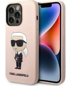 Karl Lagerfeld KLHCP14LSNIKBCP Aizmugurējais Apvalks Priekš Apple iPhone 14 Pro