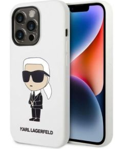 Karl Lagerfeld KLHCP14LSNIKBCH Aizmugurējais Apvalks Priekš Apple iPhone 14 Pro