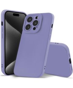 Fusion Softy izturīgs silikona aizsargapvalks Apple iPhone 15 Pro violets