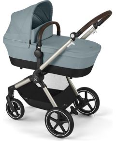 CYBEX EOS Lux kombinētie rati, Sky Blue, Taupe rāmis