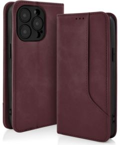 Fusion Prime Book case grāmatveida maks Samsung A346 Galaxy A34 5G bordo