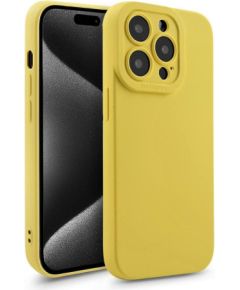 Fusion Softy прочный силиконовый чехол для Apple iPhone 15 желтый