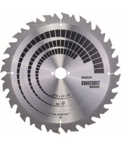 Griešanas disks kokam Bosch CONSTRUCT WOOD; 315x3,2x30,0 mm; Z20; 20°