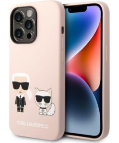 Karl Lagerfeld KLHMP14LSSKCI Aizmugurējais Apvalks Priekš Apple iPhone 14 Pro