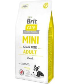 Brit Care Mini Grain Free Adult Lamb - Dry dog food - 7 kg