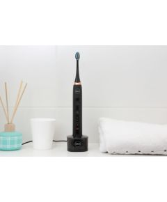 ELDOM DENTA sonic toothbrush, 9 operating modes, rechargeable, black Elektriskās zobu birstes
