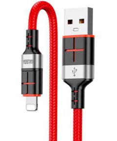 KAKUSIGA KSC-696 USB-A -> Lightning кабель для зарядки 15 Вт | 120 см красный