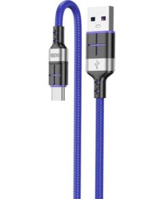 KAKUSIGA KSC-696 USB-A -> USB-C uzlādes kabelis 18W | 120 cm zils