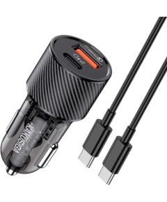 Автомобильное зарядное устройство KAKUSIGA KSC-856 USB | USB-C | 48 Вт черный