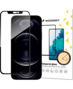 Tempered glass Wozinsky 5D case-friendly Samsung S916 S23 Plus 5G black