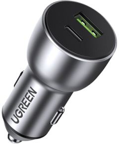 Car charger Ugreen CD213 USB-C/USB-A 36W gray