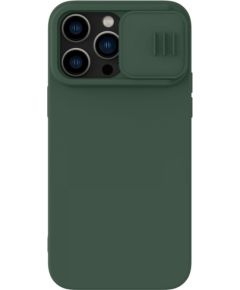 Чехол Nillkin CamShield Silky Magnetic Silicone Apple iPhone 14 Pro Max тёмно-зелёный