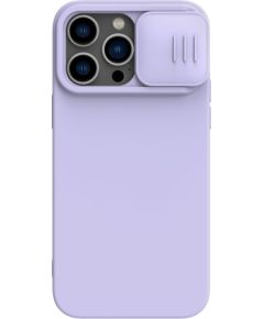 Чехол Nillkin CamShield Silky Magnetic Silicone Apple iPhone 14 Pro Max светло-фиолетовый