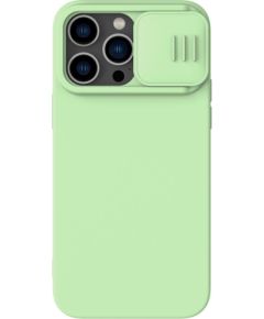 Чехол Nillkin CamShield Silky Magnetic Silicone Apple iPhone 14 Pro Max светло-зелёный