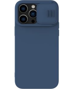 Чехол Nillkin CamShield Silky Magnetic Silicone Apple iPhone 14 тёмно-синий