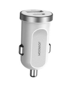 Car charger Joyroom C-A08 USB/Type-C 30W white