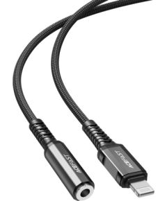 Аудио адаптер Acefast C1-05 MFi Lightning to 3.5mm (F) 0.18m черный