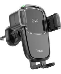 Автомобильная зарядка-держатель Hoco HW1 Pro 15W черная
