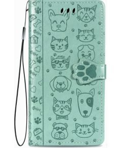 Case Cat-Dog Samsung A145 A14 4G/A146 A14 5G green