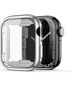 Защитное стекло дисплея/накладка Dux Ducis Samo Apple Watch 45mm серебристoe