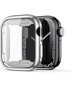 TPU glass case Dux Ducis Samo Apple Watch 45mm silver