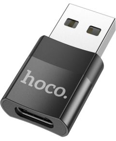 Adapter Hoco UA17 USB-A to Type-C black