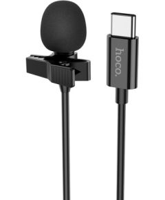 Микрофон проводной Hoco L14 Type-C черный